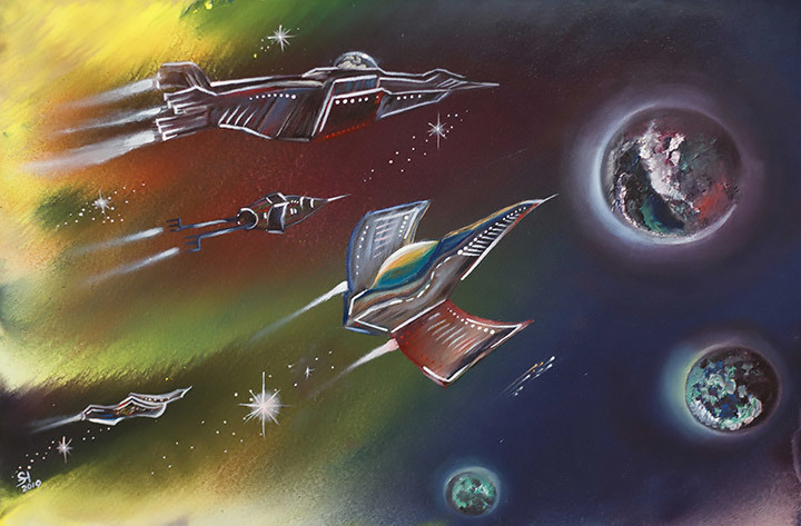 Artwork 'Galactic path' Artwork 'Galactic path'