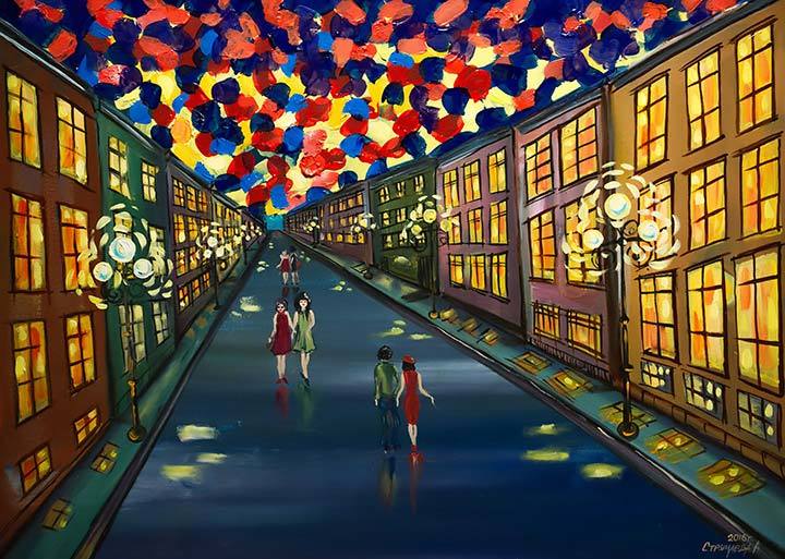 Artwork 'Broadway' Artwork 'Broadway'