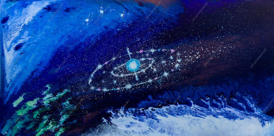 Картина 'Нейтронная звезда'