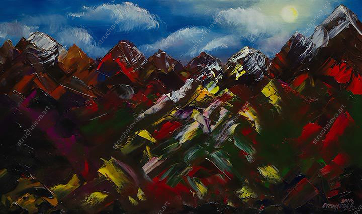 Artwork 'Light in the mountains'