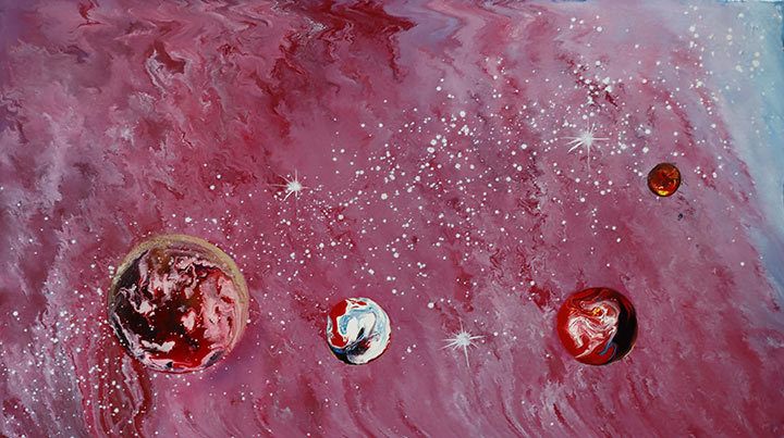 Artwork 'Pink Nebula' Artwork 'Pink Nebula'