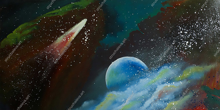 Artwork 'Two worlds of the Universe'