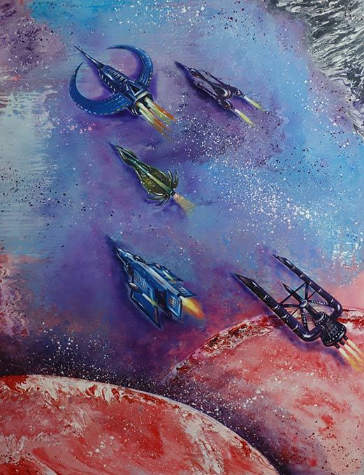 Artwork 'Space Squadron' Artwork 'Space Squadron'