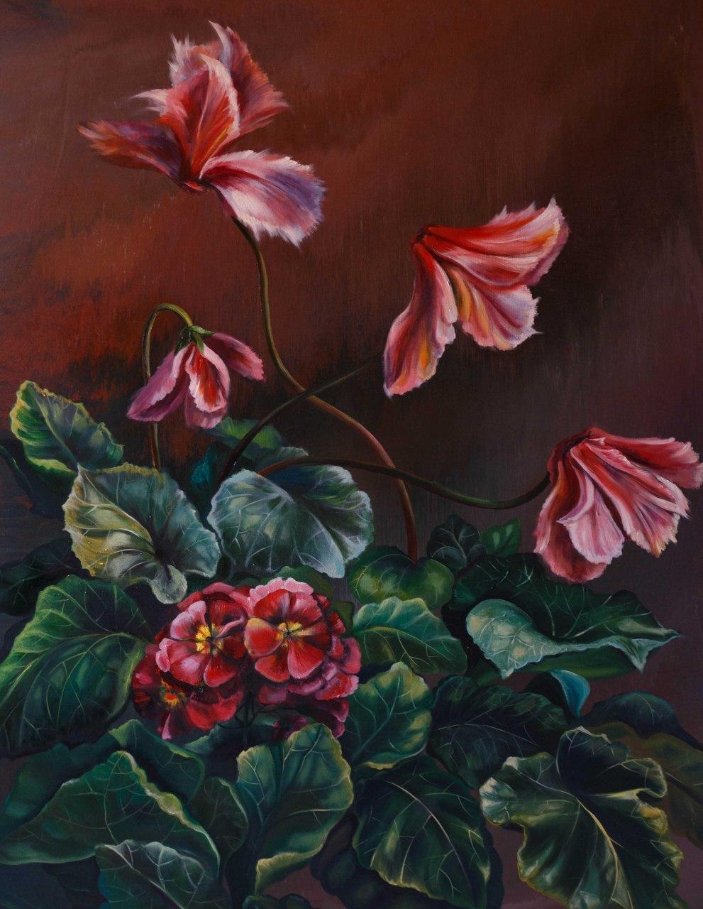 oil painting Flower Rhapsody