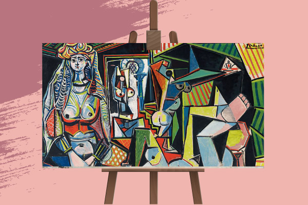 Painting Algerian women, Version O, Pablo Picasso