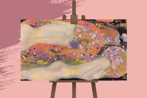 Painting Water Serpents II, Gustav Klimt