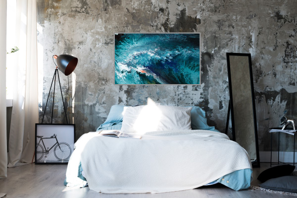 Interior paintings for bedroom