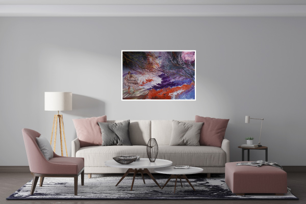 Interior paintings for living room