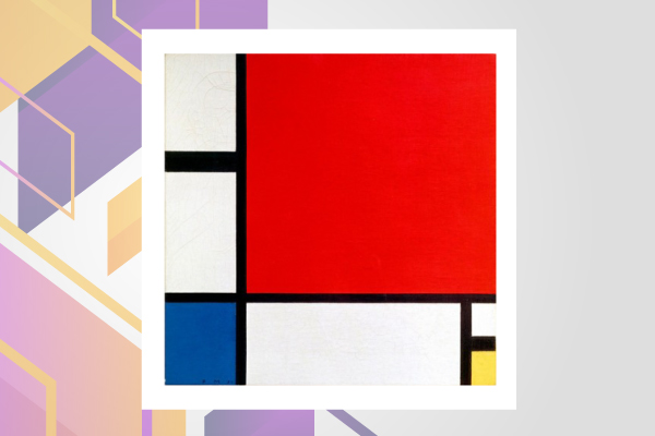 Composition with Red Blue and Yellow by Piet Mondrian